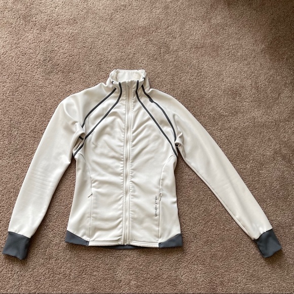 Helly Hansen Sweaters - Helly Hansen white athletic sweater/jacket